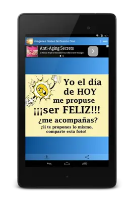 Imagenes Frases de Buenos Dias android App screenshot 0