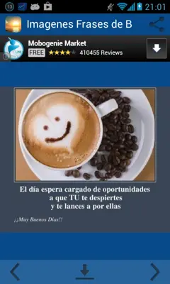 Imagenes Frases de Buenos Dias android App screenshot 2