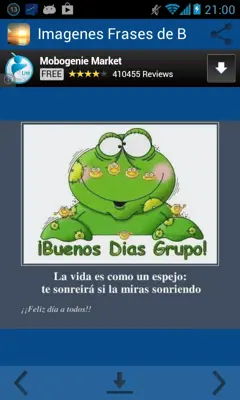 Imagenes Frases de Buenos Dias android App screenshot 5